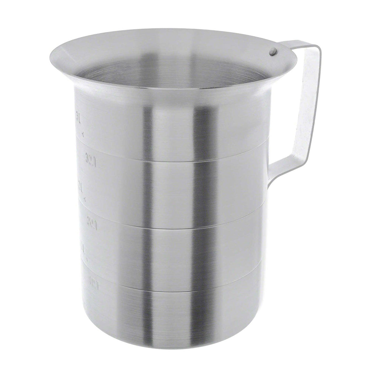 4 Qt Aluminum Liquid Measuring Cup - Durable & Accurate for Baking, Cooking, and Mixing - Perfect for Kitchen, Restaurant, and Commercial Use
