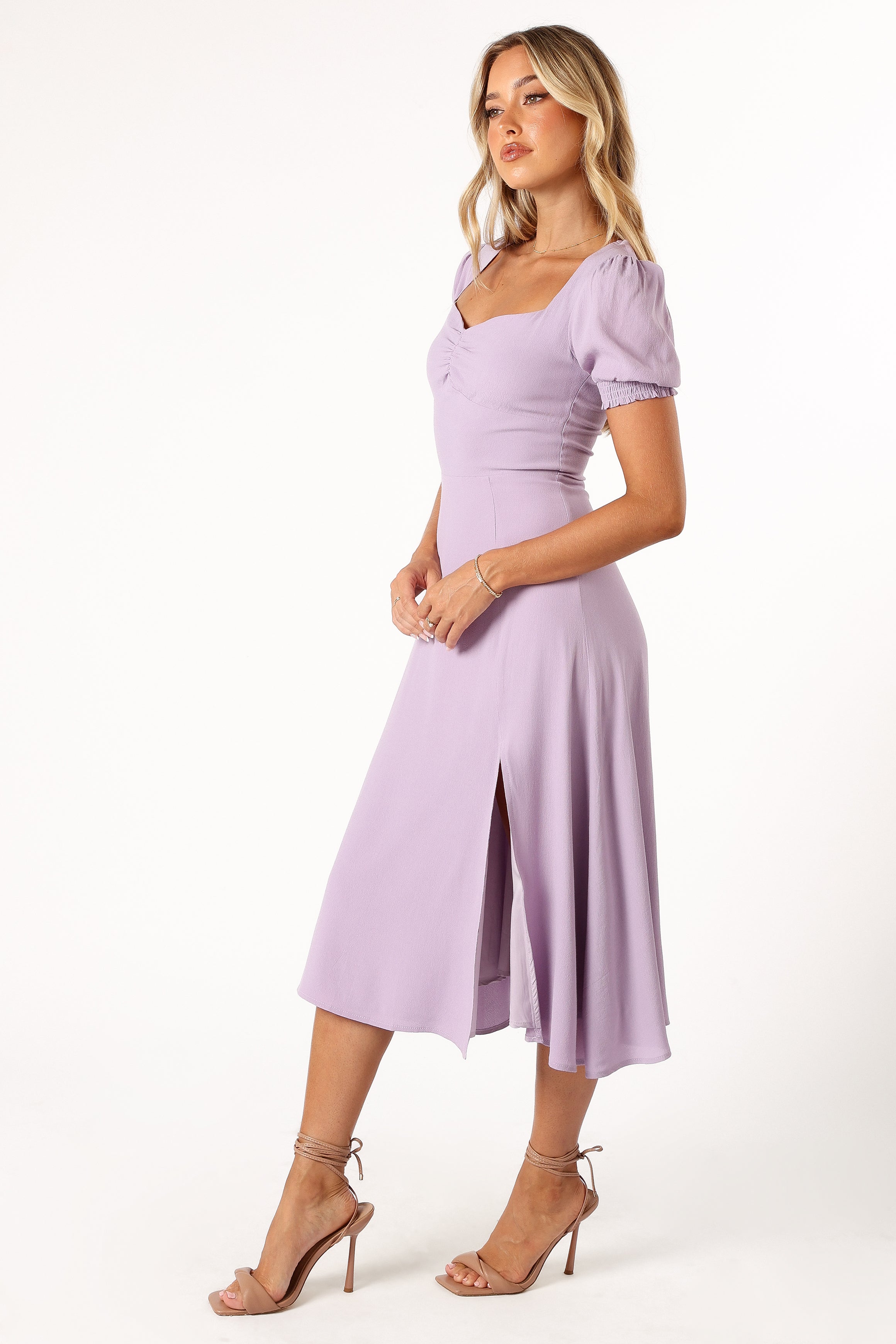 Franklin Women's Purple Dress - Elegant & Comfortable Casual Wear for Parties, Dates & Office