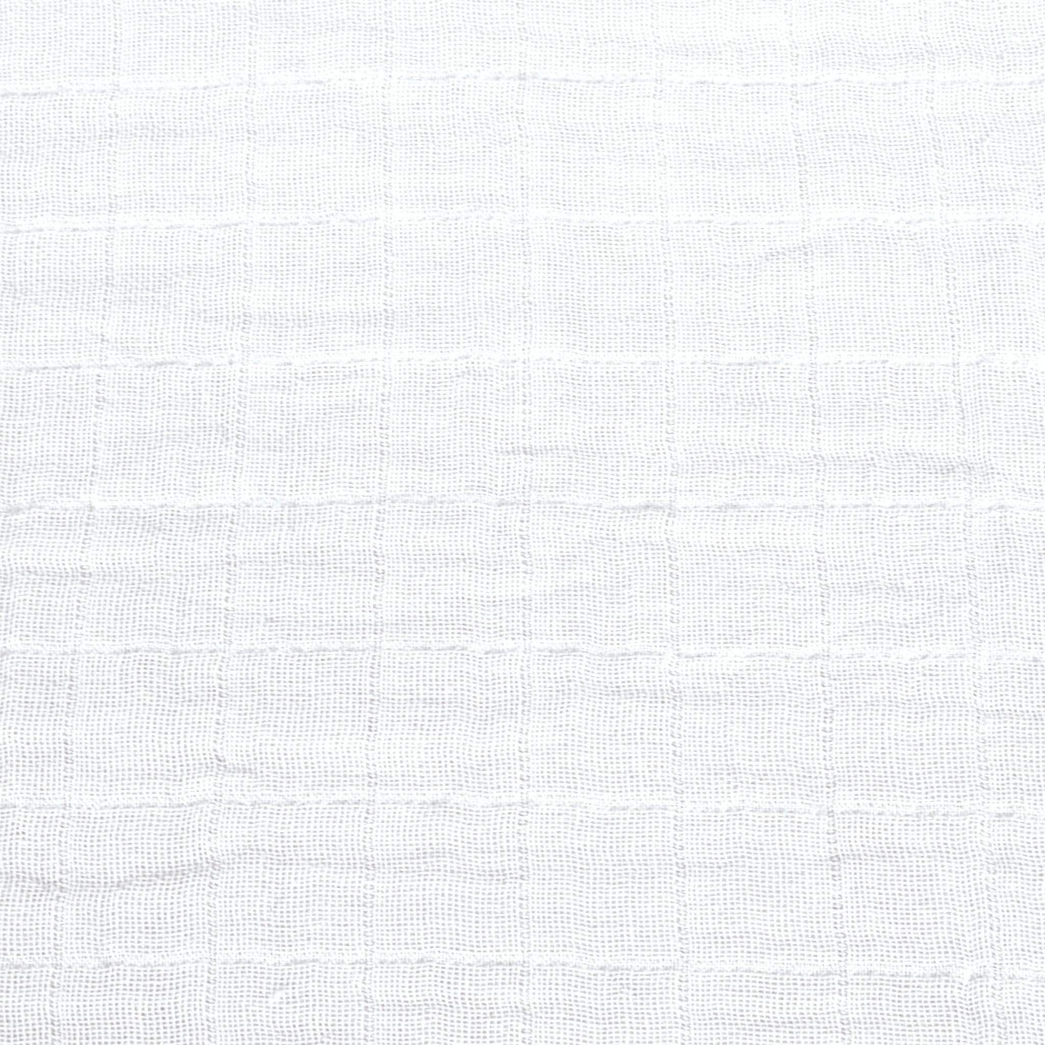Premium Cotton Muslin Fitted Crib Sheet - Soft Breathable White Baby Bedding for Nursery, Daycare & Travel - Fits Standard Crib Mattresses
