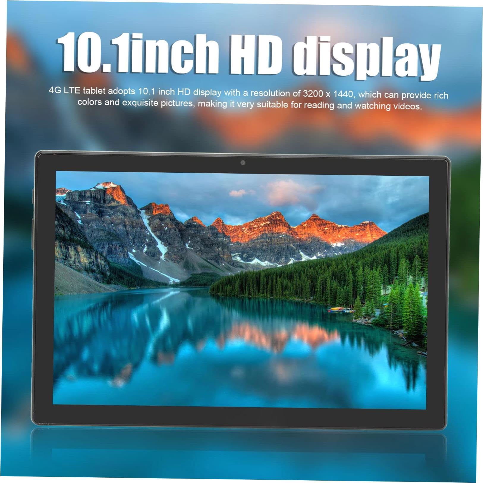 10.1 Inch 4G Tablet with MTK6889 CPU, Dual SIM Standby, 320x440 Light Green Display - Perfect for Travel, Business & Online Learning