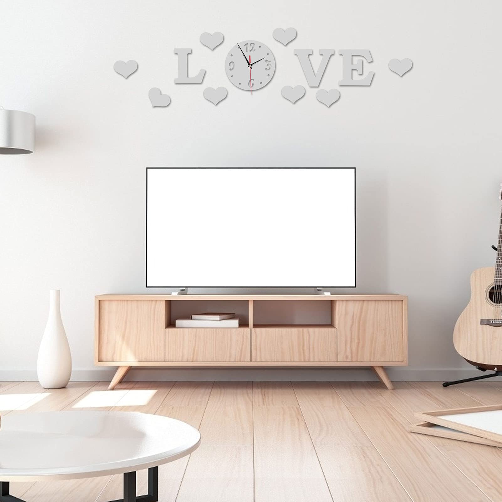 Greensen DIY Wall Decals - Self-Adhesive Home Decor Stickers for Living Room, Bedroom & Kids Room | English Letter Love Mural Art | Perfect for Nursery, Dorm & Apartment Decorating