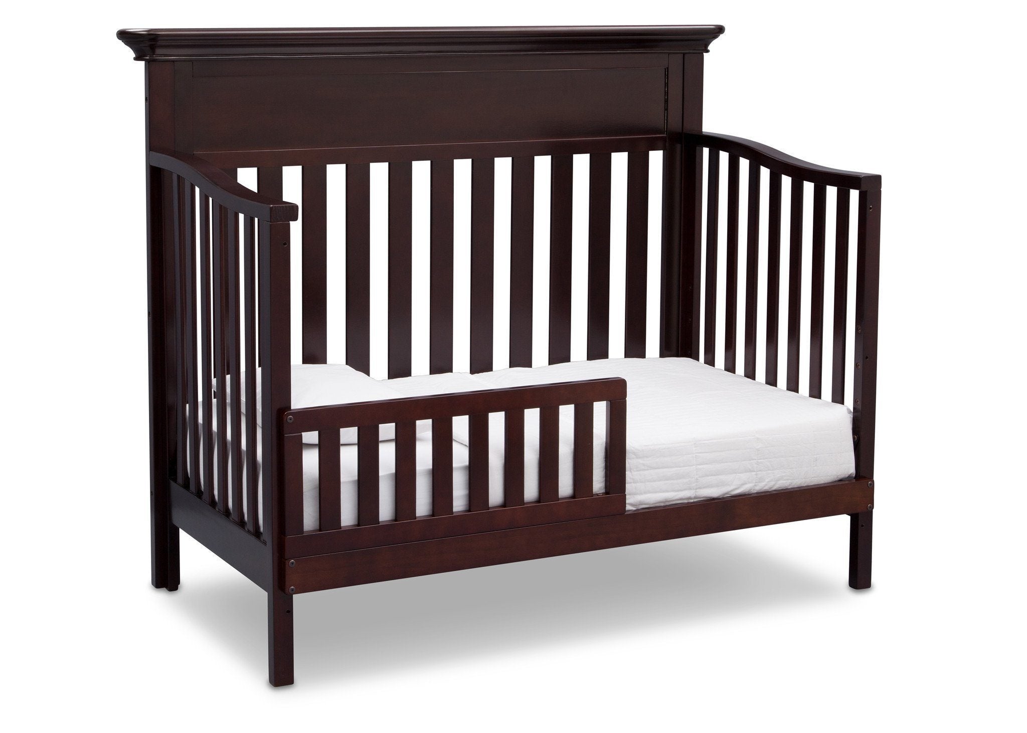 Fernwood 4-in-1 Convertible Baby Crib - Toddler Bed, Daybed & Full-Size Bed - Safe Nursery Furniture for Newborns to Teens - Perfect for Bedroom, Nursery & Guest Room