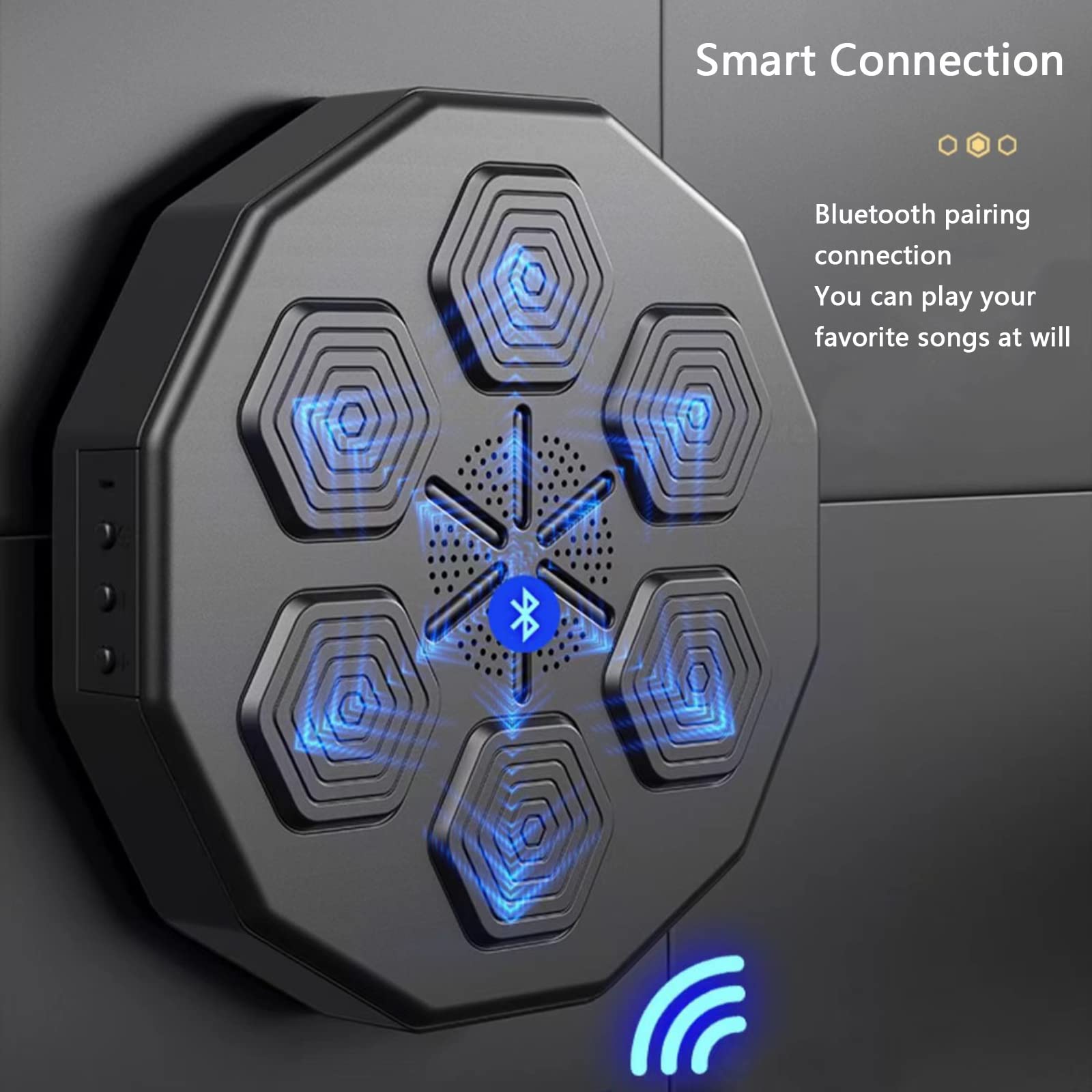 Smart Electronic Boxing Machine - USB Rechargeable Punching Bag for Home Gym & Boxing Training - Wall Mounted Boxing Target for Fitness & Stress Relief - Perfect for Boxing Practice, Cardio Workout & Martial Arts Training