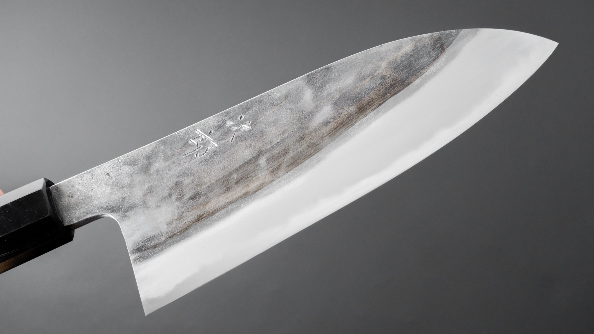Premium Jiro Tsuchime Wa Santoku Knife 165mm - Japanese Damascus Steel with Taihei Tagayasan Handle - Perfect for Sushi, Vegetables & Meat Cutting - Professional Chef & Home Kitchen Essential
