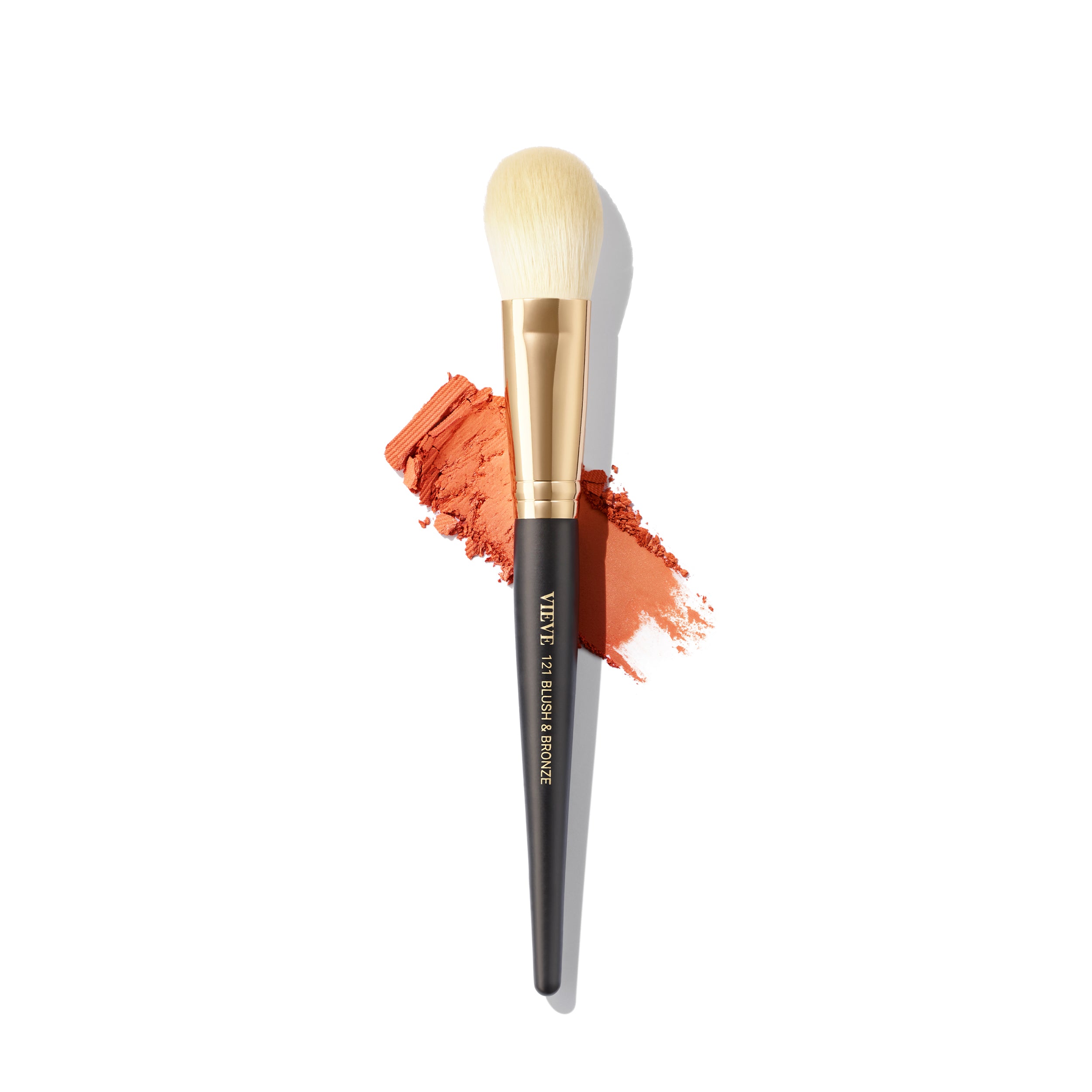 121 Blush & Bronze Makeup Brush Set - Professional Face Contouring & Blending Brush for Flawless Makeup Application - Perfect for Everyday Use, Bridal Makeup & Photo Shoots