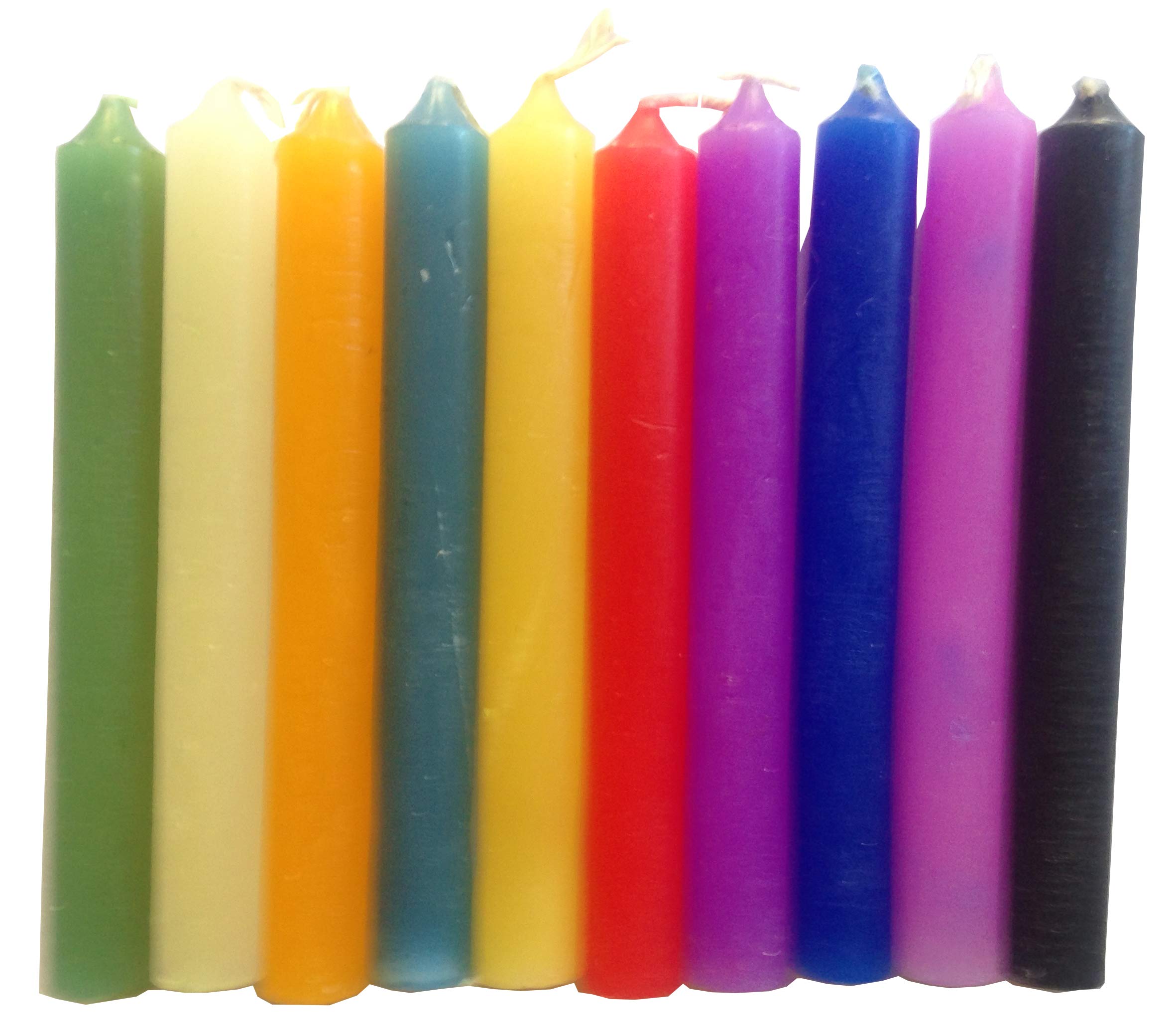 20 Pack Multicolor Mini Spell Chime Candles for Wicca Magic Rituals - Perfect for Pagan Altars, Witchcraft Ceremonies & Meditation Spaces