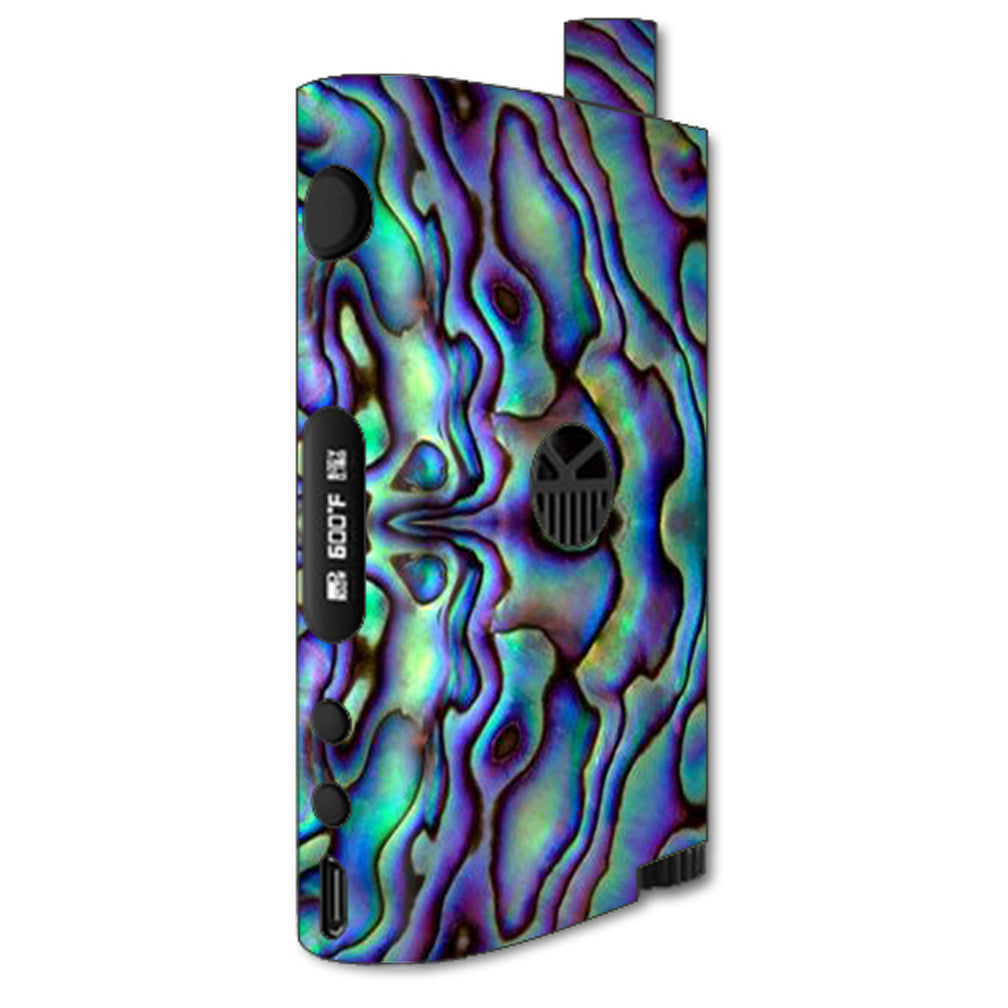 Kangertech Nebox Skin - Abalone Sea Shell Design in Green, Blue & Purple | Stylish Protective Cover for Vape Mods & E-Cigarettes | Perfect for Travel & Outdoor Use