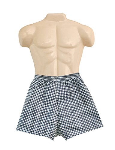 Dipsters Patientwear Men's Boxer Shorts - Soft Cotton Underwear for Hospital & Recovery - Comfortable Lounge Wear for Post-Surgery & Home Care - Size X-Large