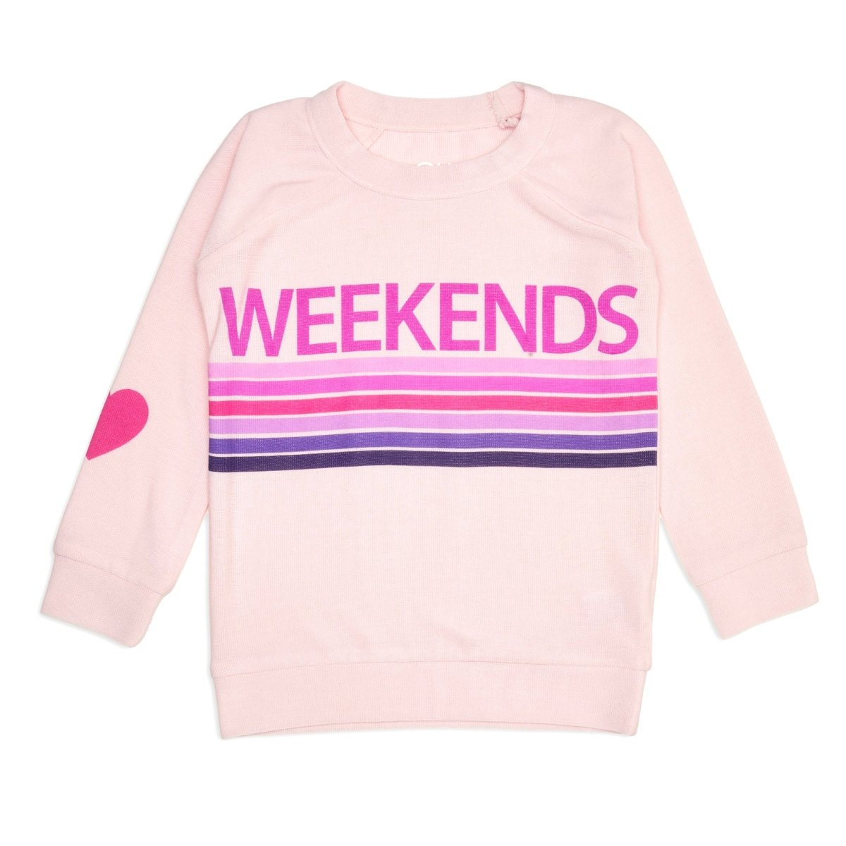 Stylish Weekend Stripe Sweatshirt for Men & Women - Comfortable Casual Pullover for Relaxing, Lounging & Outings