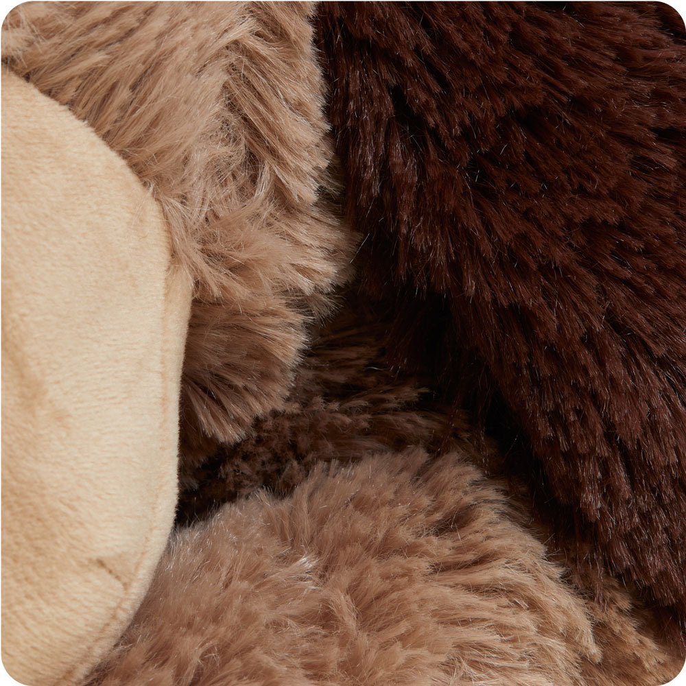 Brown Dog Warmies - Microwaveable Heating Pad for Dogs - Soft Plush Pet Heating Pad for Pain Relief & Comfort - Perfect for Cold Weather, Arthritis & Anxiety Relief in Pets