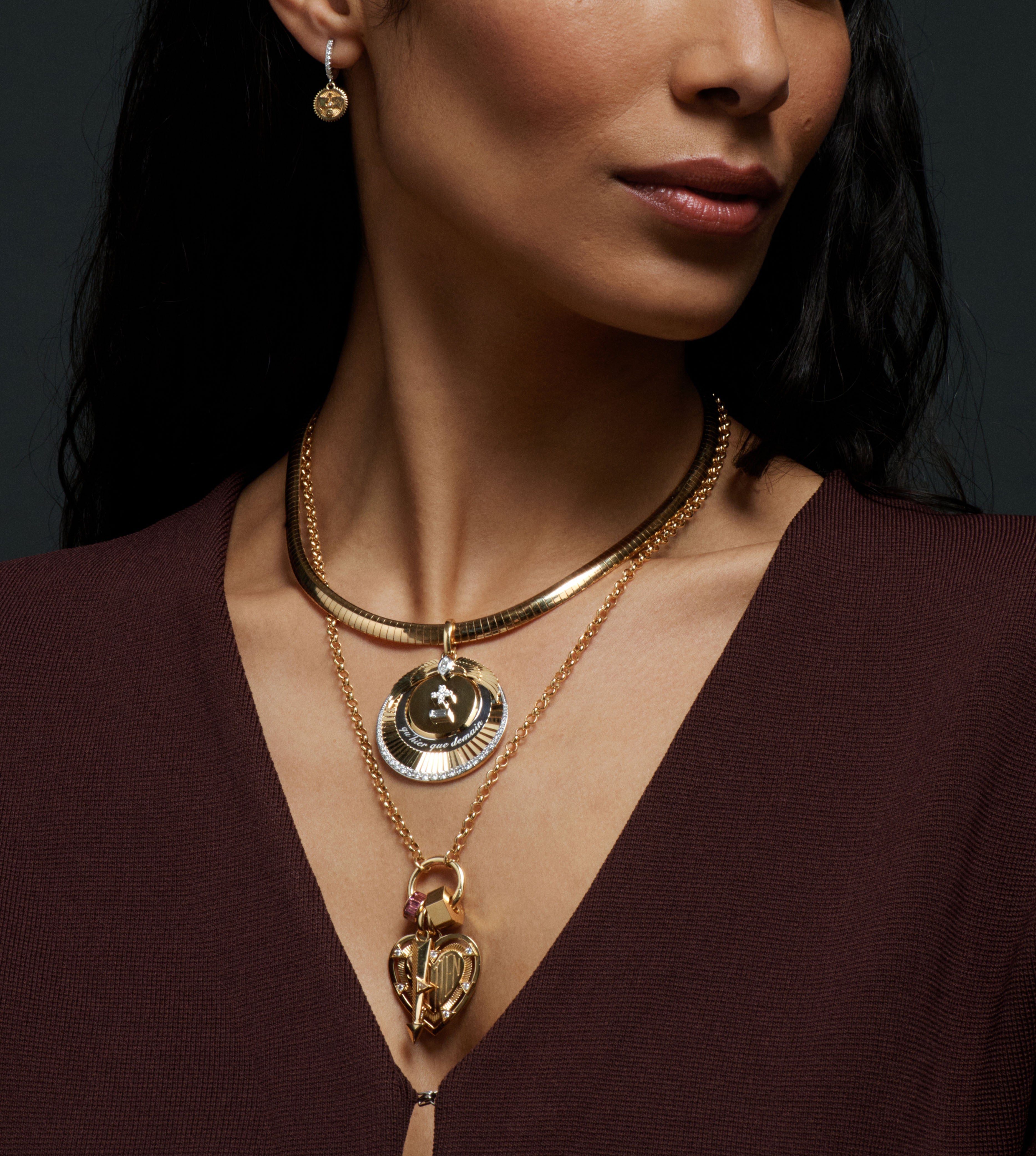 18K Yellow Gold Medium Belcher Open Chain Necklace - Elegant Jewelry for Women, Perfect for Daily Wear, Parties & Special Occasions