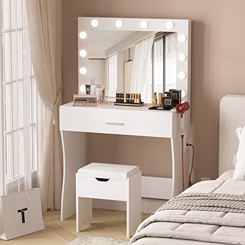 White With Charging Station