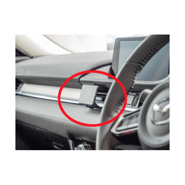 ClicOn No Holes Angled Dash Mount for Mazda 6 (2019-2023) - Perfect for GPS, Phone & Dash Cam - Secure Car Accessory for Hands-Free Driving