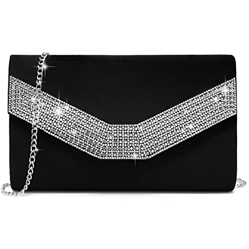 1-rhinestone Black