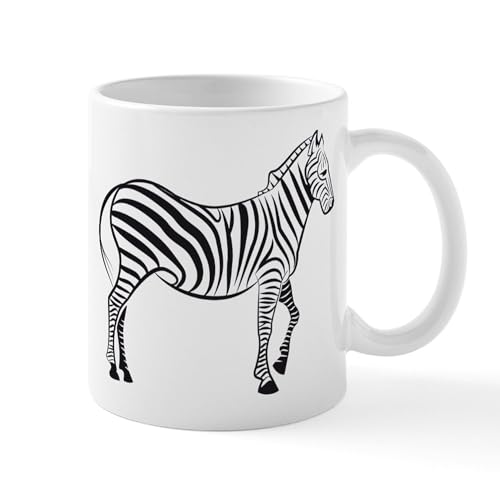 White - Wild Zebra Mug