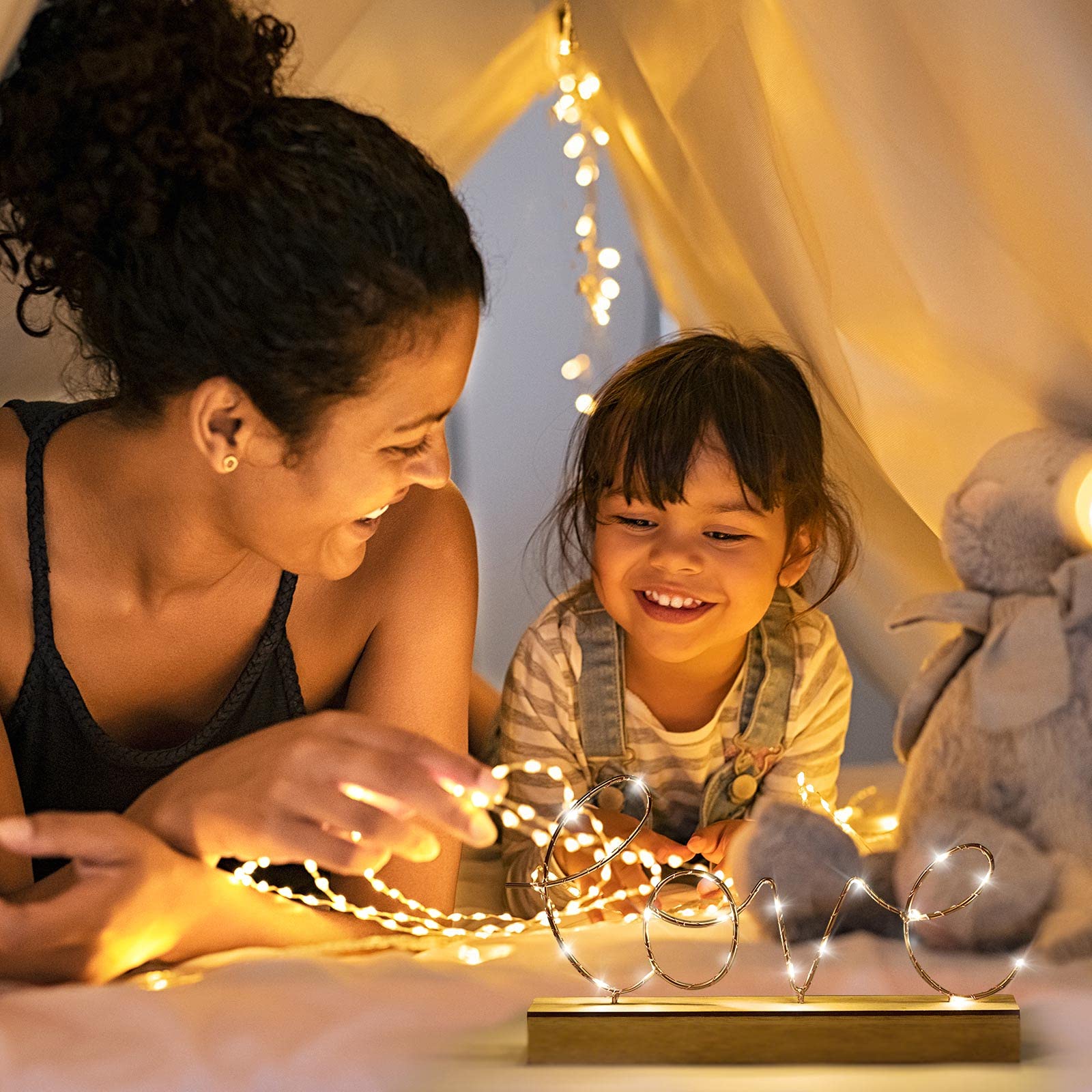 100 LED Warm White Fairy Lights - 36FT USB Powered Twinkle String Lights with Remote & 8 Lighting Modes | Christmas Decorations for Bedroom, Patio, Wedding, Party | Indoor & Outdoor Holiday Lighting for Home, Garden, Tree Decor