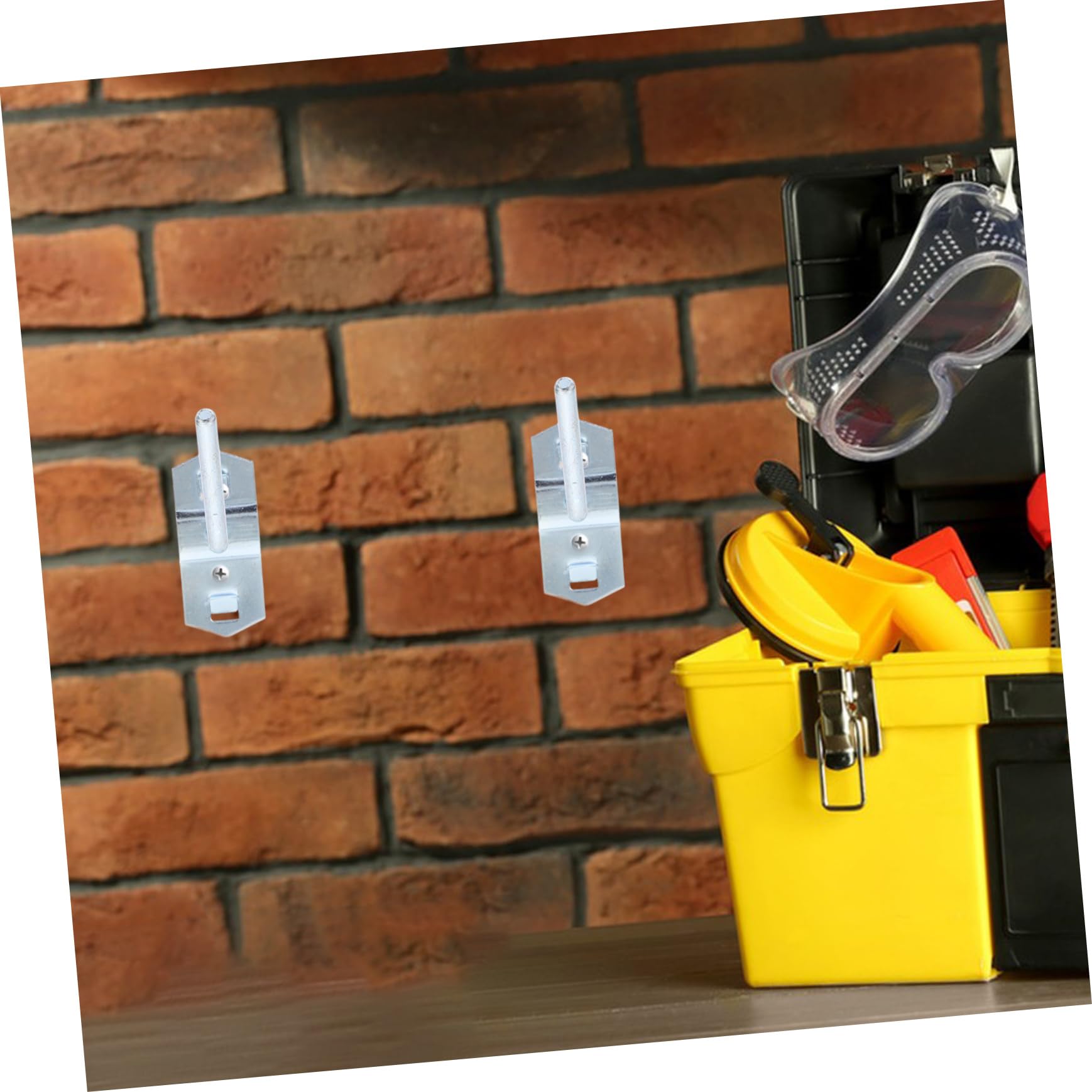 10 Pack Heavy Duty S-Shaped Garage Hooks - Wall Mounted Storage Hangers for Tools, Sockets & Organizers - Perfect for Workshop, Garage & Toolbox Organization