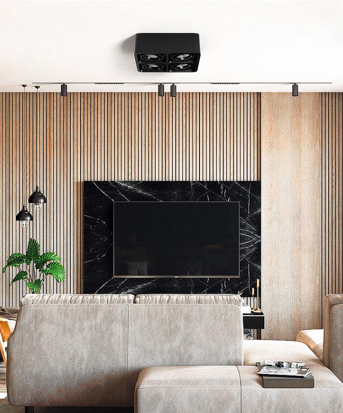 Giyan Surface Spotlight - Modern LED Recessed Lighting for Home & Office - Perfect for Living Room, Kitchen, and Commercial Spaces