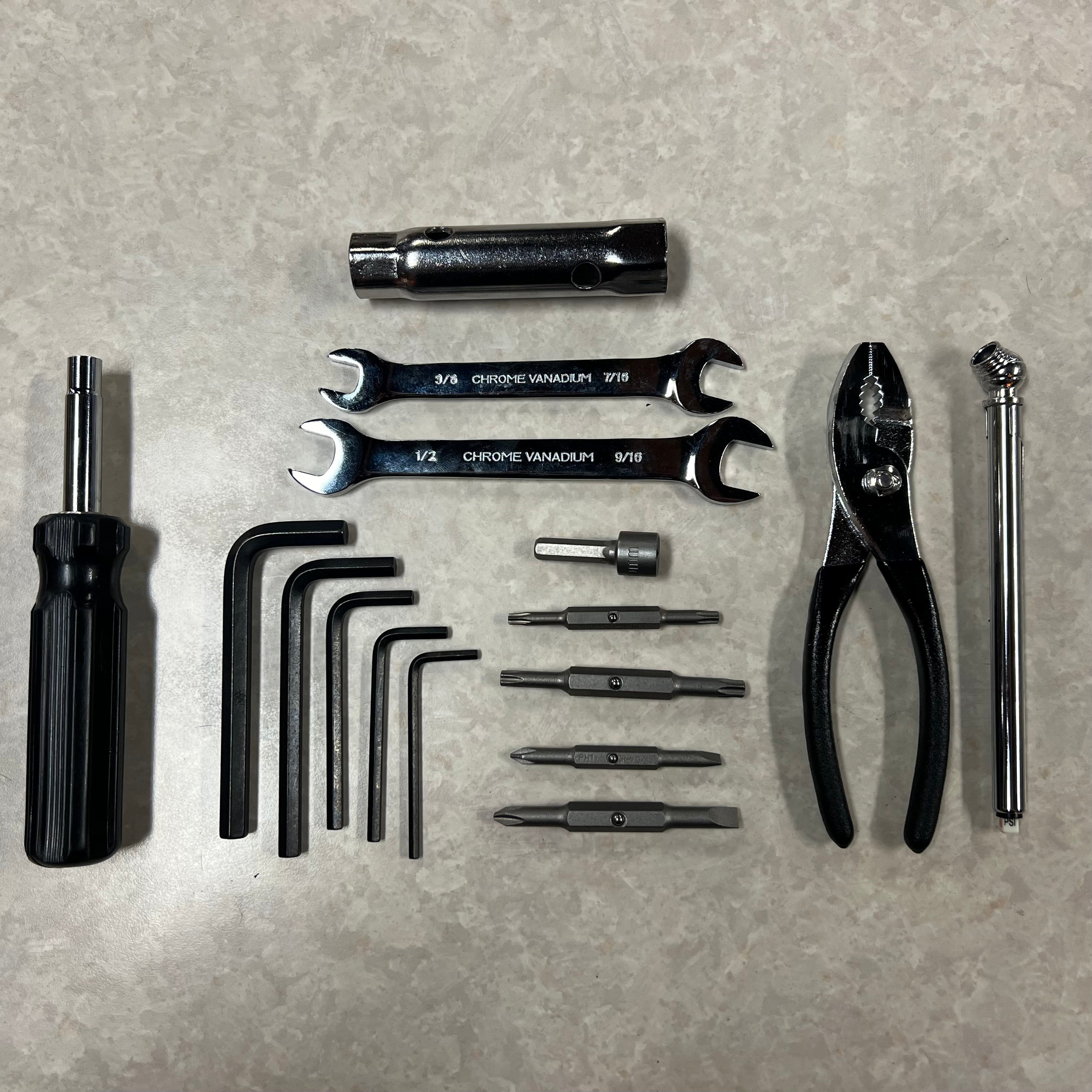 Compact Tool Kit SAE - 60-Piece All-in-One Tool Set for Home, Car & DIY Projects | Durable & Portable Hand Tools for Repairs & Maintenance