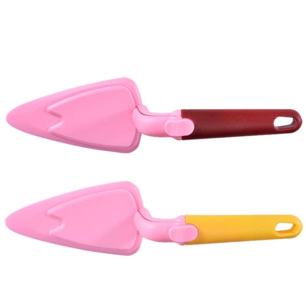 Hemoton 2-Pack Stainless Steel Cake Spatula & Pancake Turner Set - Detachable Telescopic Design for Baking, Cooking, Pizza Cutting - Perfect for Home Kitchen, Restaurants, and Bakeries