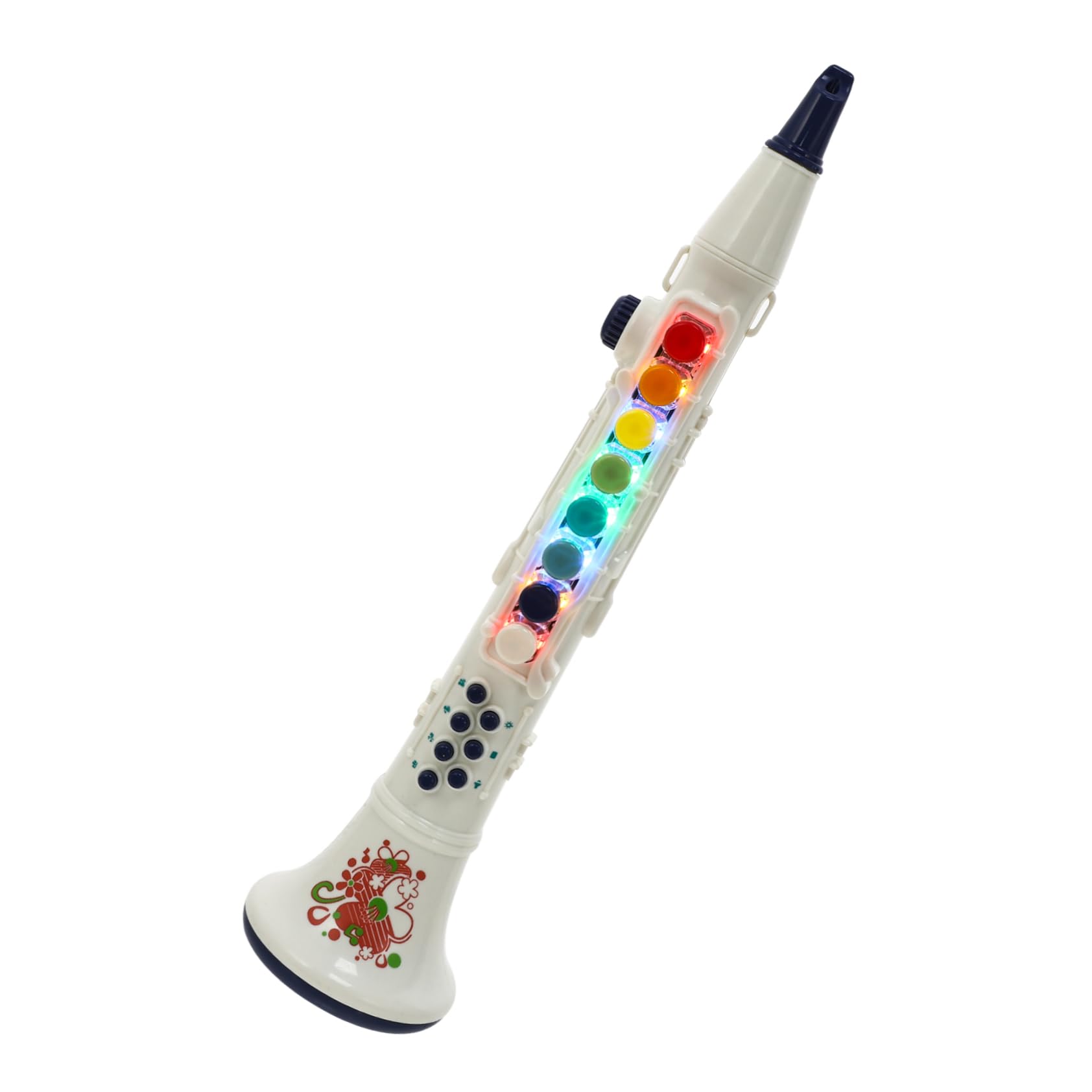 NESTINGHO Kids Wind Instrument Toy Set - Fun & Educational Clarinet for Toddlers & Children - White ABS Plastic - Perfect for Music Learning & Playtime