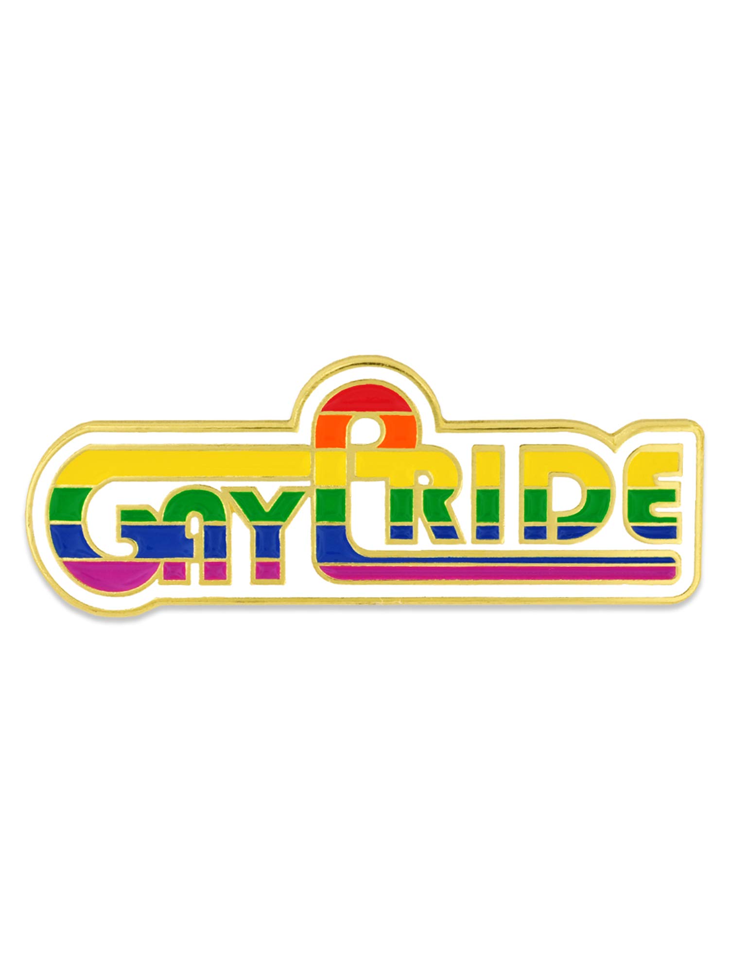 LGBTQ+ Pride Enamel Lapel Pin - Rainbow Flag Brooch for Gay Pride Month, Events & Ally Support - Perfect for Jackets, Bags & Accessories