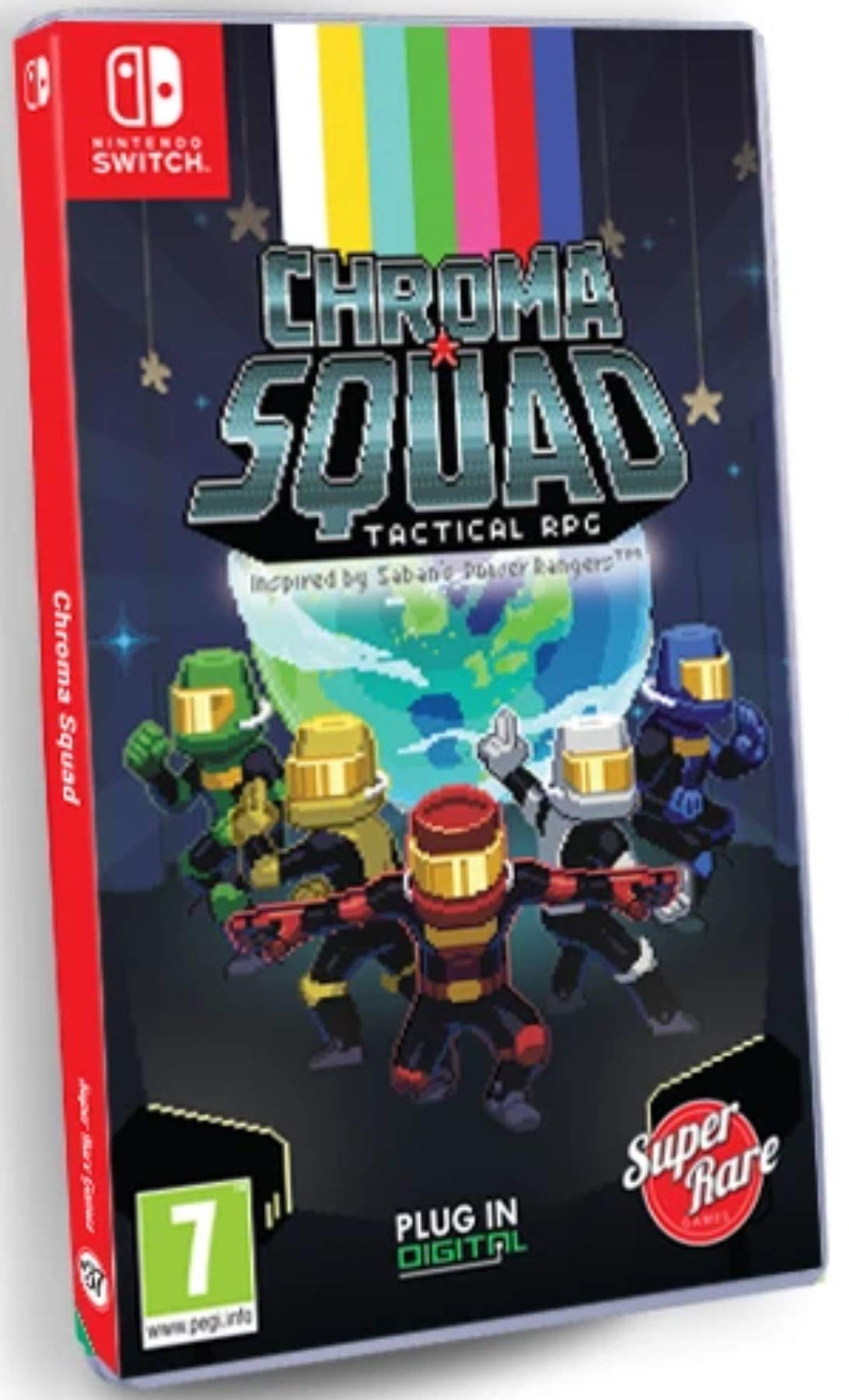 Chroma Squad (Super Rare Games #37) - Nintendo Switch - Tactical RPG Game for Anime & Superhero Fans - Perfect for Home & On-the-Go Gaming