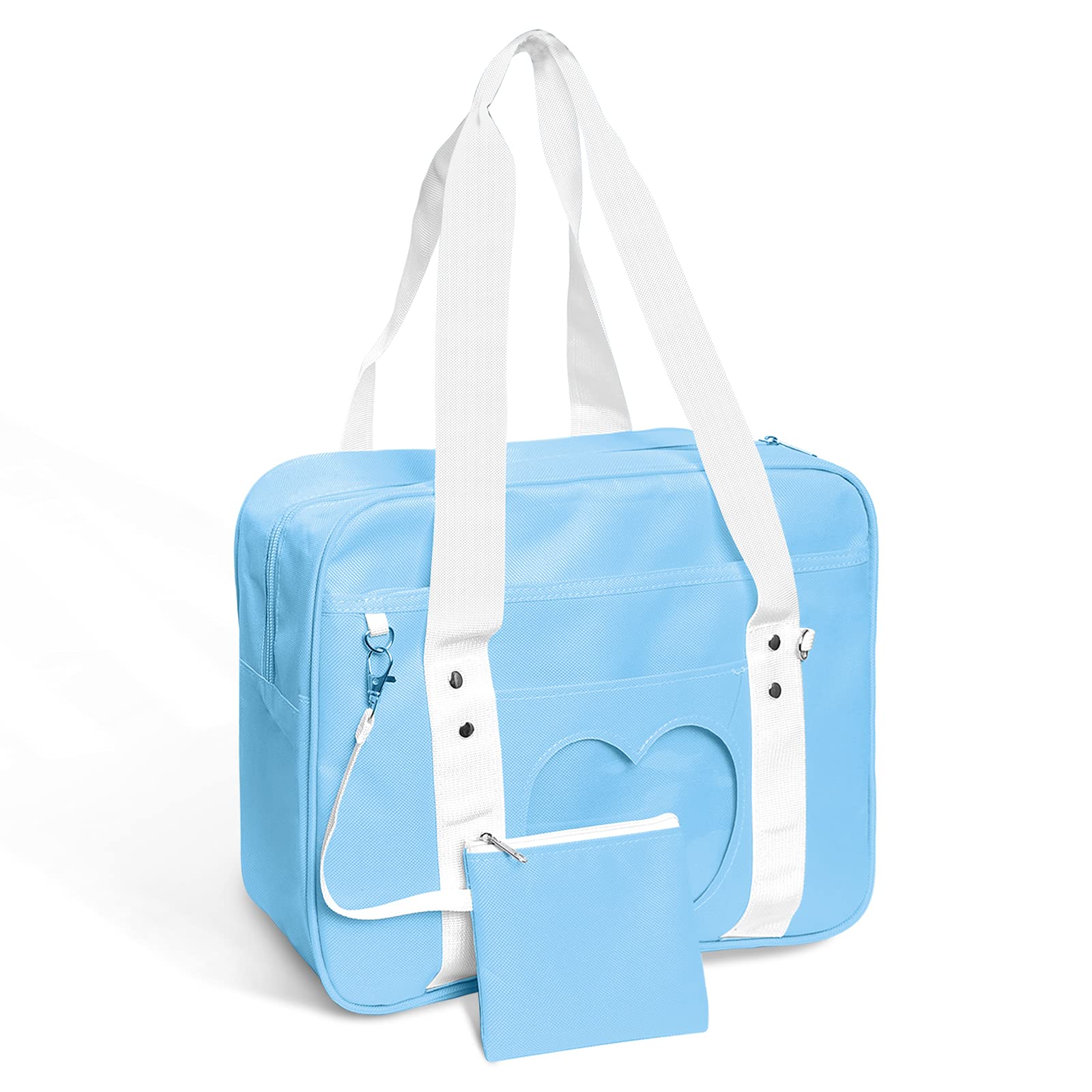 Japanese Anime Ita Bag - Heart Shape JK School Bag with Purse for Girls & Women | Kawaii Shoulder Handbag for Cosplay, Daily Use & Anime Conventions