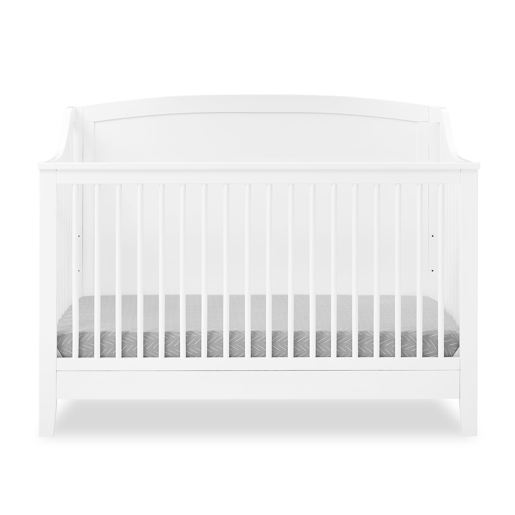 Campbell 6-in-1 Convertible Baby Crib - Toddler Bed & Daybed - Nursery Furniture for Boys & Girls - Perfect for Small Spaces & Growing Families