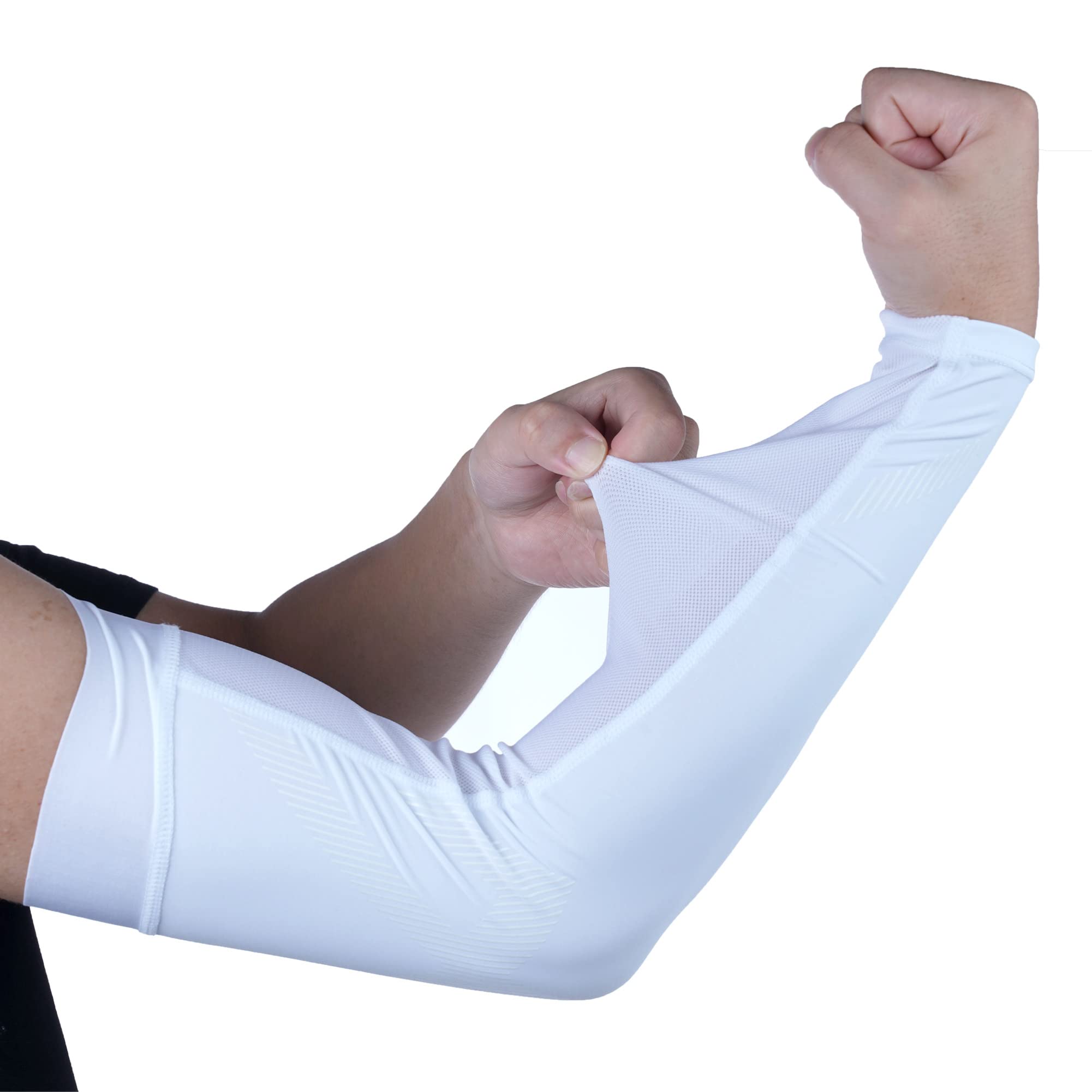 Hysenm Compression Arm Sleeves for Men & Women - UV Protection Sun Sleeves, Tattoo Cover Up - Perfect for Outdoor Sports, Running, Cycling & Workouts