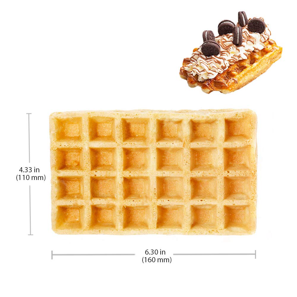 ALDKitchen Belgian Waffle Maker - Rotating Nonstick Waffle Iron for Thick Square Waffles | Perfect for Breakfast, Brunch & Family Gatherings
