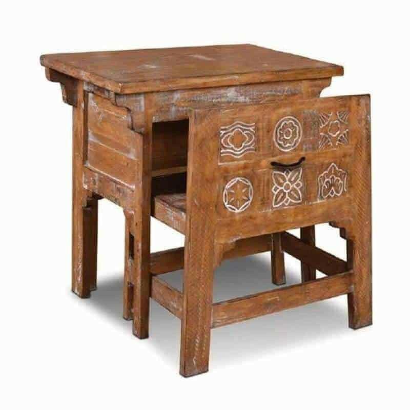 Taj Desk H8530 440 BRN - Premium Wooden Office Desk with Drawers, Sturdy Workstation for Home & Business Use - Perfect for Study, Writing, and Professional Workspaces
