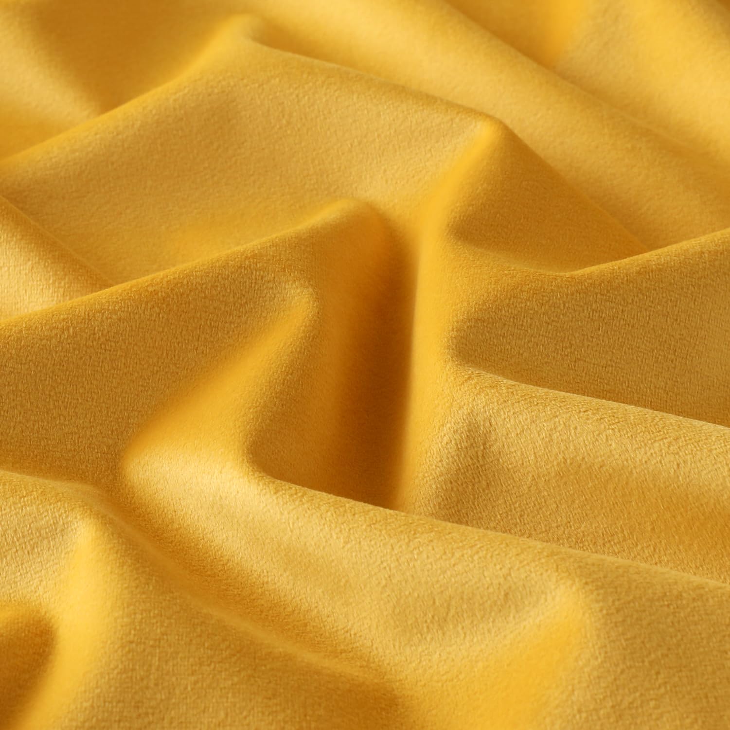 Luxury Velvet Throw Pillow Covers Set of 2 - 20x20 Inch Soft Decorative Cushion Covers for Sofa, Couch & Bed - Mustard Yellow Home Decor - Perfect for Living Room, Bedroom & Cozy Home Styling