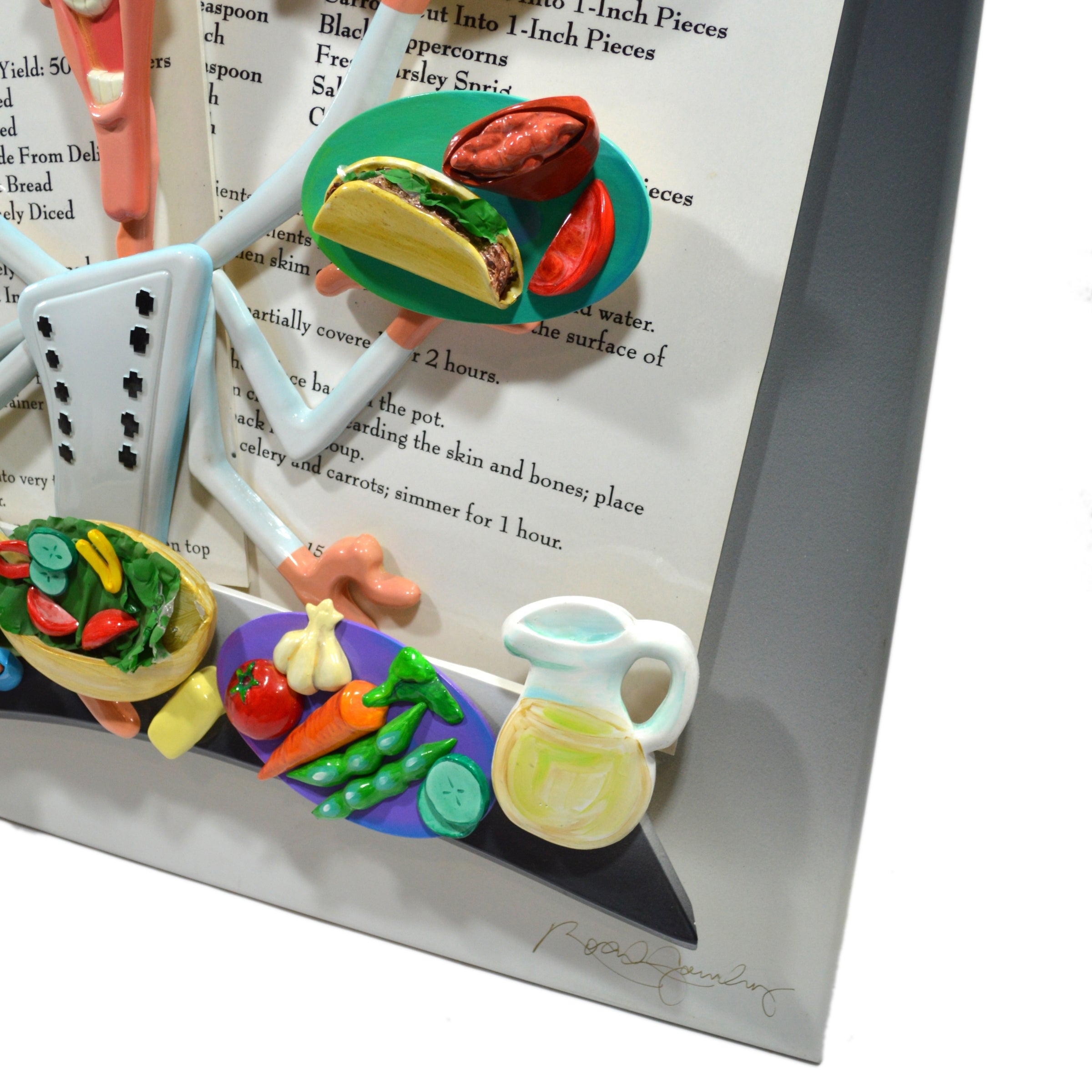 Original Signed 3D Wall Sculpture 