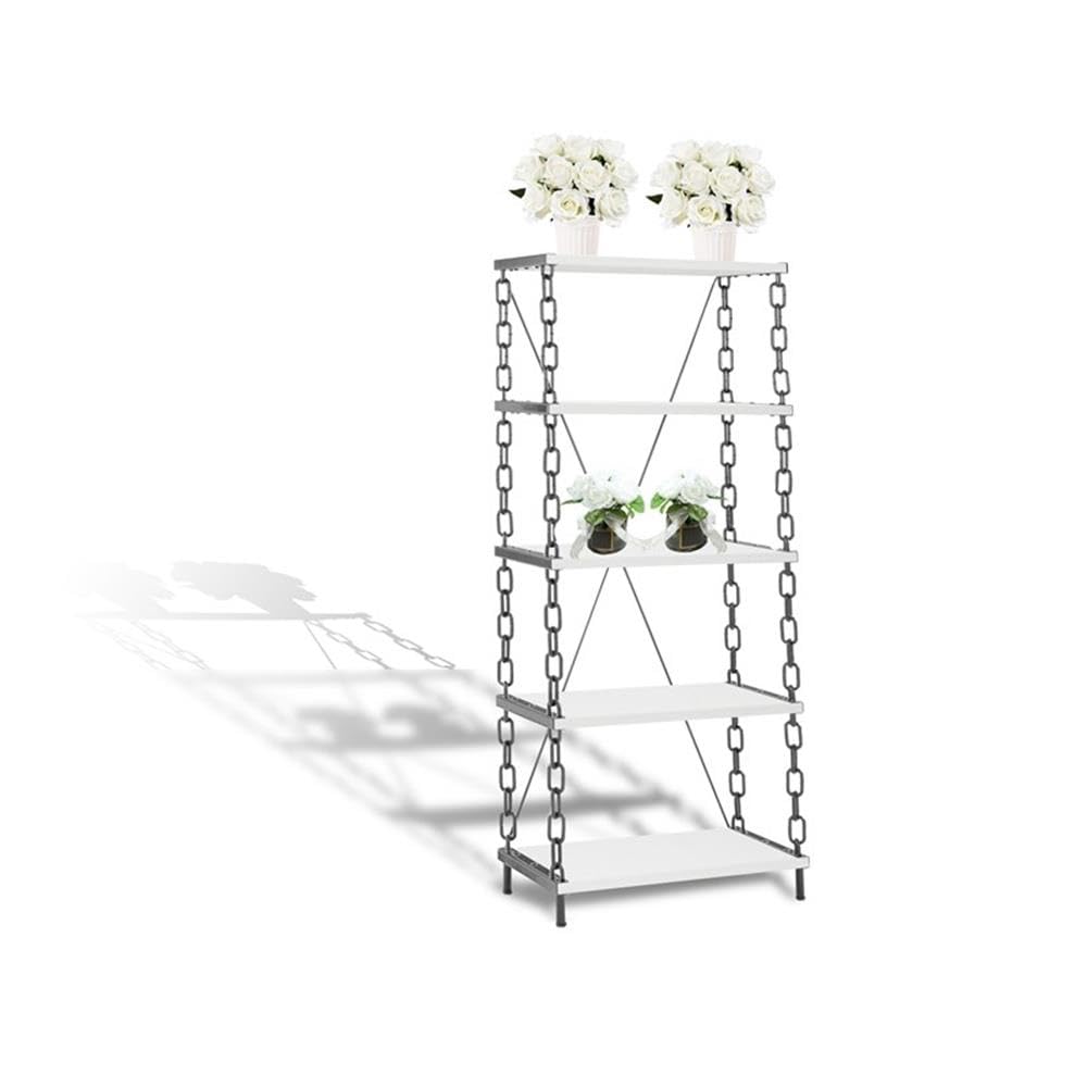 Modern White Wood Bookcase - Stylish Storage for Home Office, Living Room & Bedroom Organization