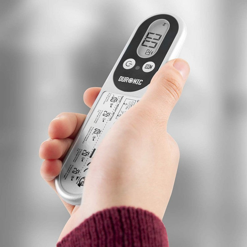 Duronic LS1014 Digital Luggage Scale - 50kg/110lb Capacity, Portable Suitcase Scale for Travel Bags with Overweight Warning Light | Perfect for Air Travel, Cruise Vacations & Moving House Packing