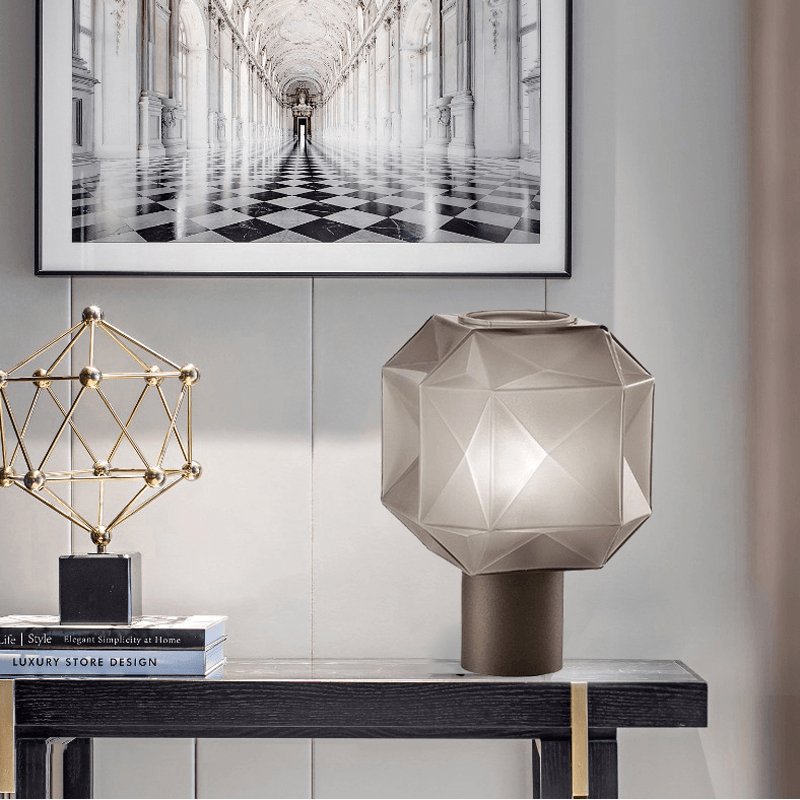 Modern Cubo Table Lamp - LED Night Light for Bedroom, Living Room & Office - Stylish & Energy-Efficient Desk Lamp for Reading & Decor