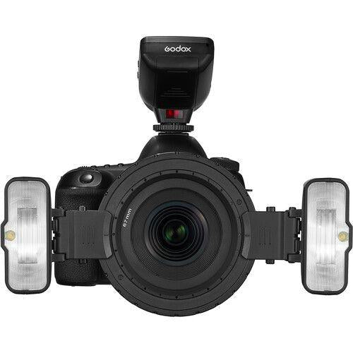 Godox MF12 Macro Flash 2 Light Kit for DSLR & Mirrorless Cameras - Perfect for Jewelry, Watch & Product Photography