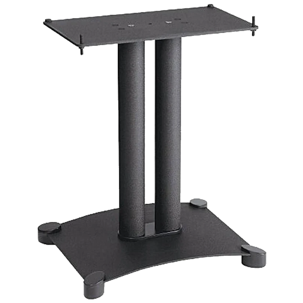 Sanus UC SFC18 Premium Center Channel Speaker Stands - Heavy Duty & Adjustable for Home Theater & Audio Systems - Perfect for Surround Sound & TV Entertainment Setups