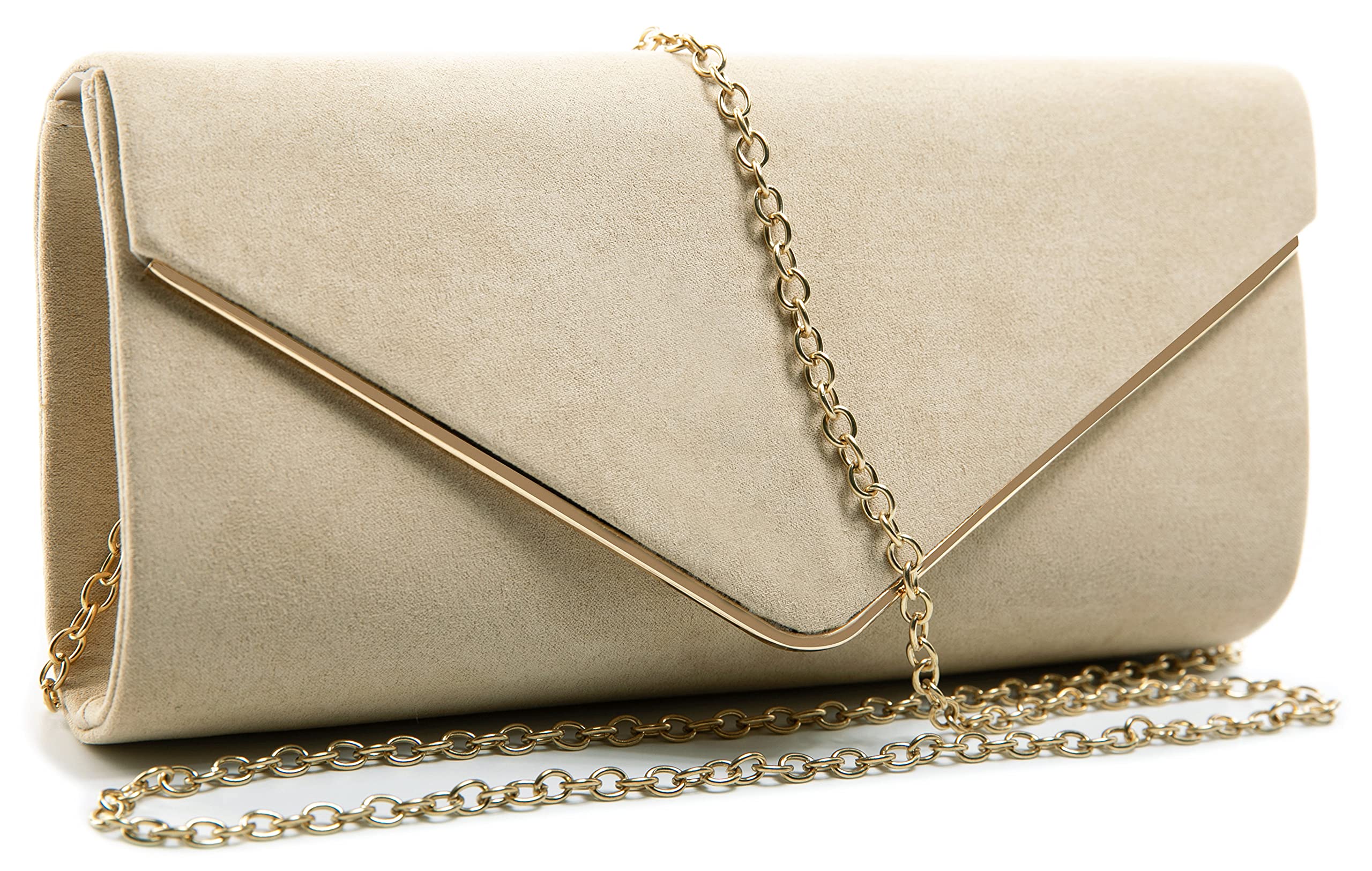 Elegant Women's Wedding Clutch Purse - Evening Bag & Handbag for Bride, Party, Dinner Date - Crossbody Purse for Special Occasions & Formal Events
