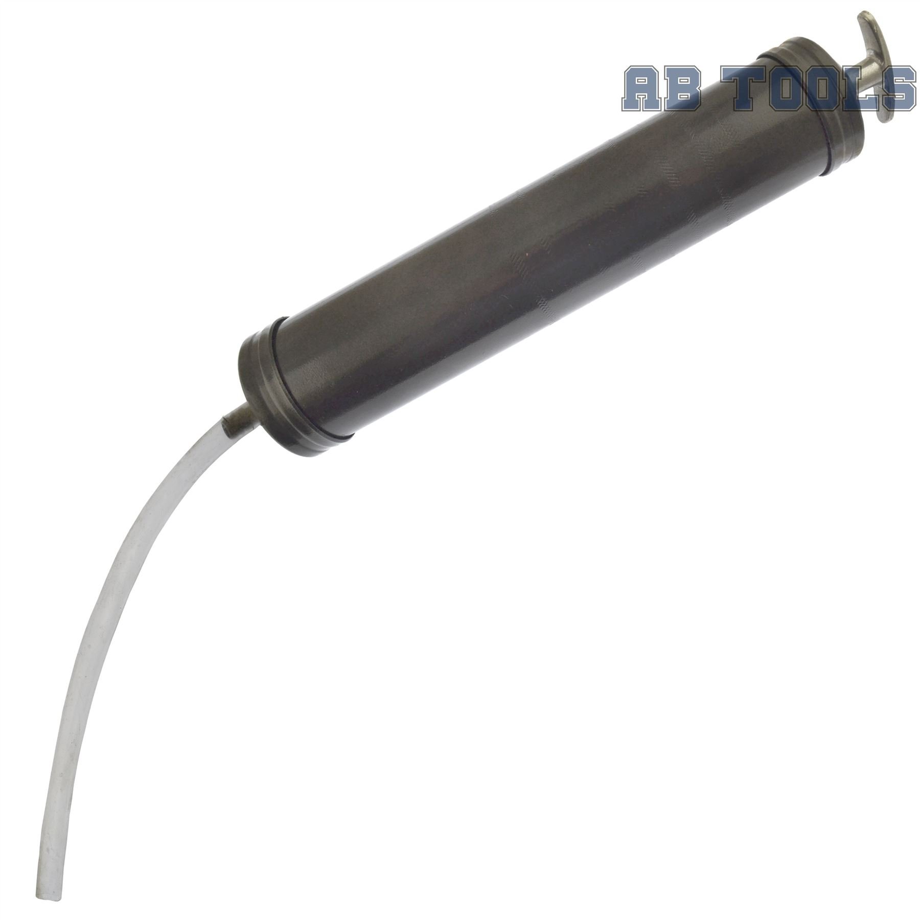 AB Tools Oil Fluid Suction Vacuum Transfer Hand Syringe Pump Gun with Metal Structure - Perfect for Automotive, Industrial & DIY Fluid Extraction