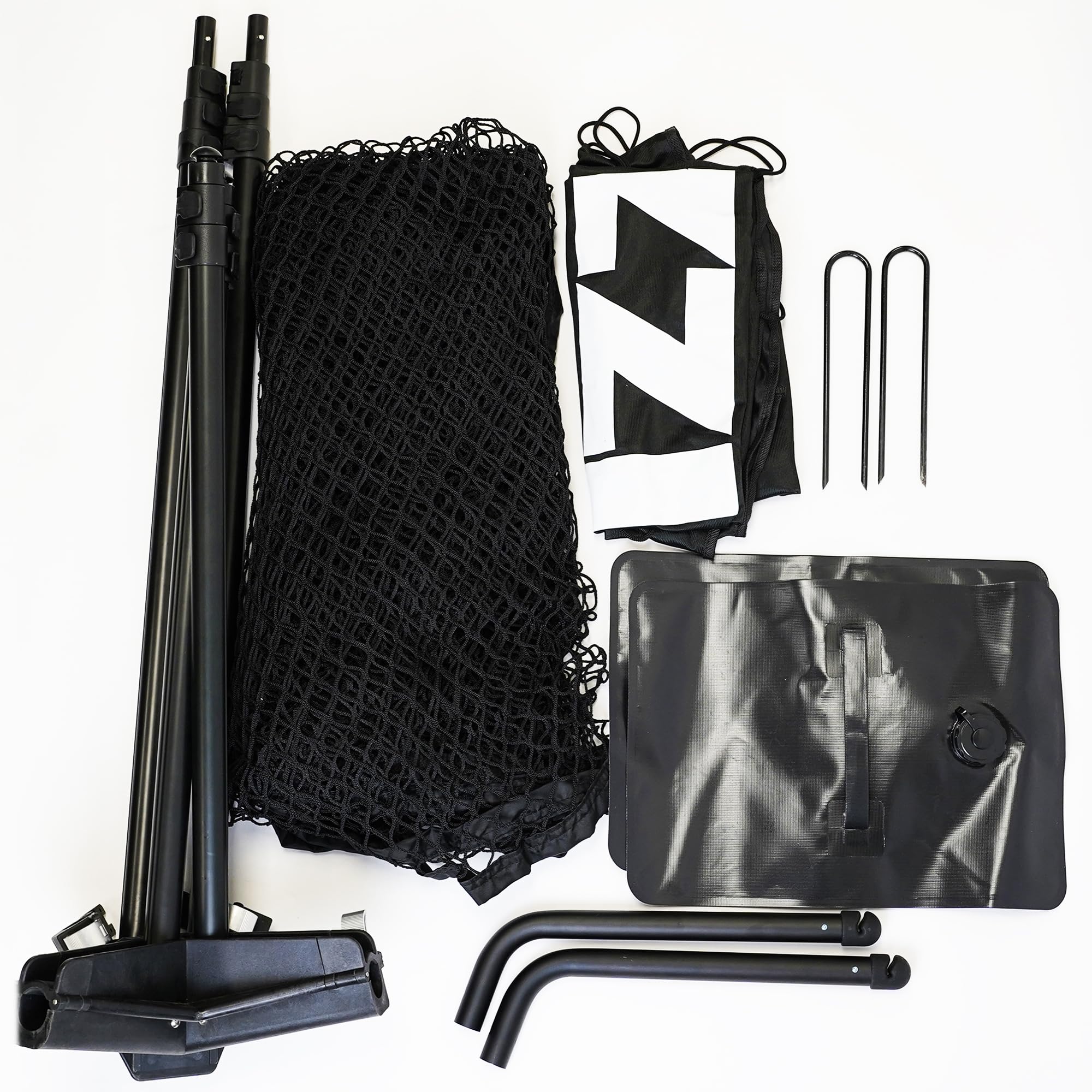 IZZO Golf EZ-UP Practice Hitting Net - Portable & Easy Setup Training Net for Indoor/Outdoor Golf Practice - Perfect for Backyard, Driving Range & Home Use