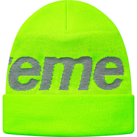 Supreme Big Logo Beanie Winter Hat - FW18 Collection - Warm Knit Skull Cap for Men & Women - Perfect for Cold Weather, Streetwear Fashion & Outdoor Activities