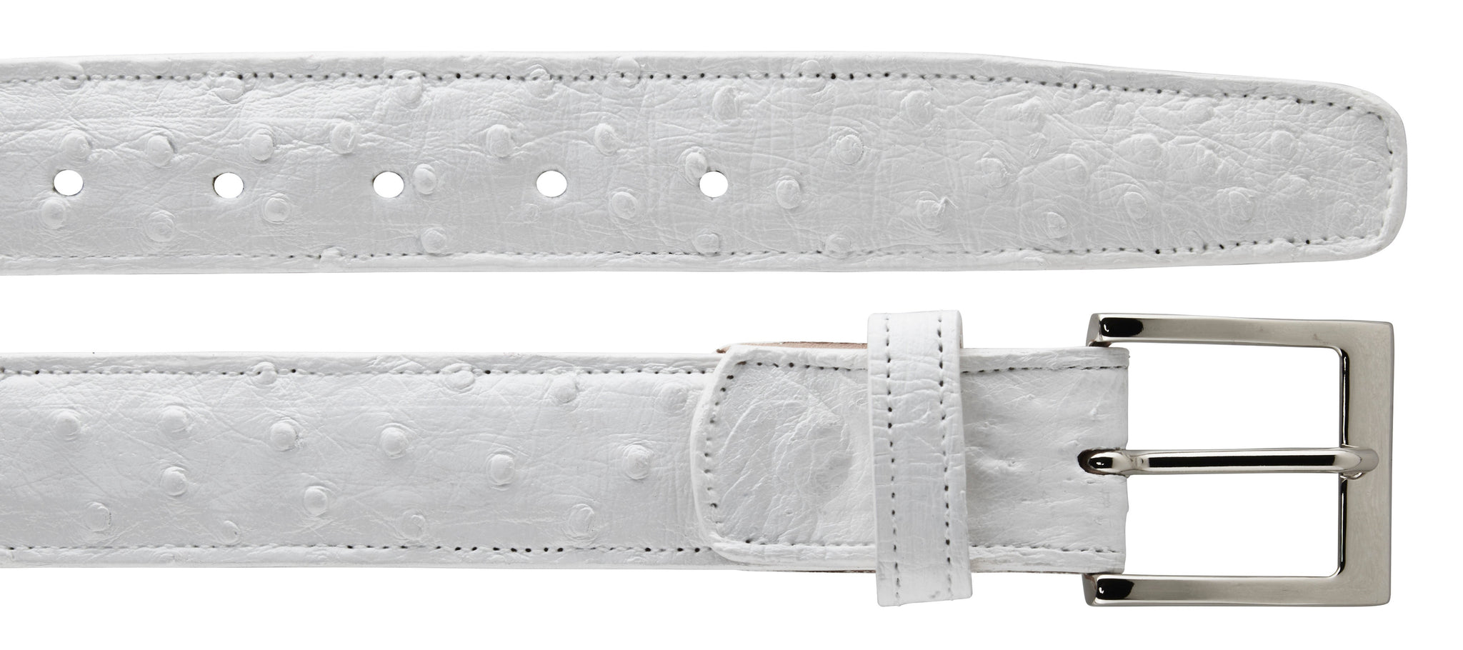 Belvedere Genuine Ostrich Quill Leather Belts for Men - 6 Color Options - Premium Dress & Casual Belts for Business, Office & Everyday Wear