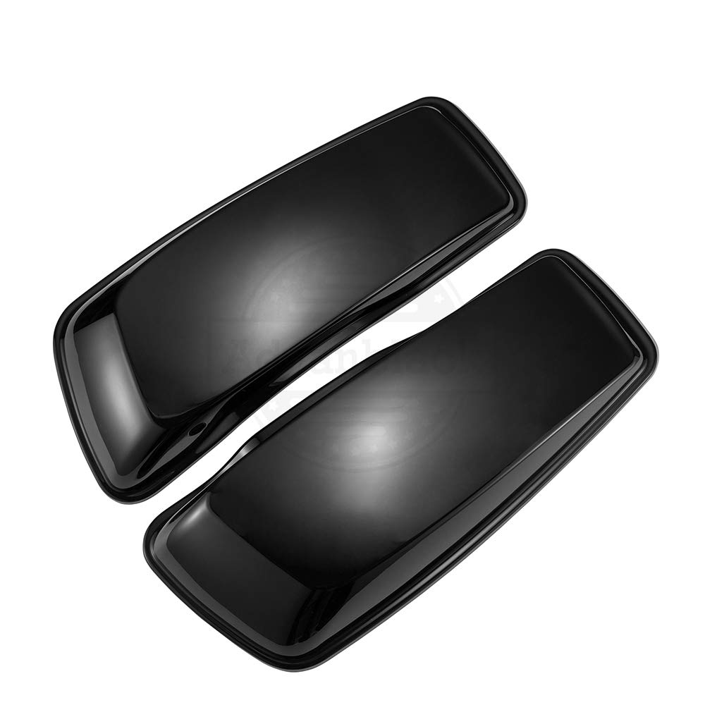 US Stock Motorcycle Saddlebag Lids for 2014+ Harley Touring FLH Models - Unpainted Replacement Parts | Perfect for Long-Distance Riding & Customization