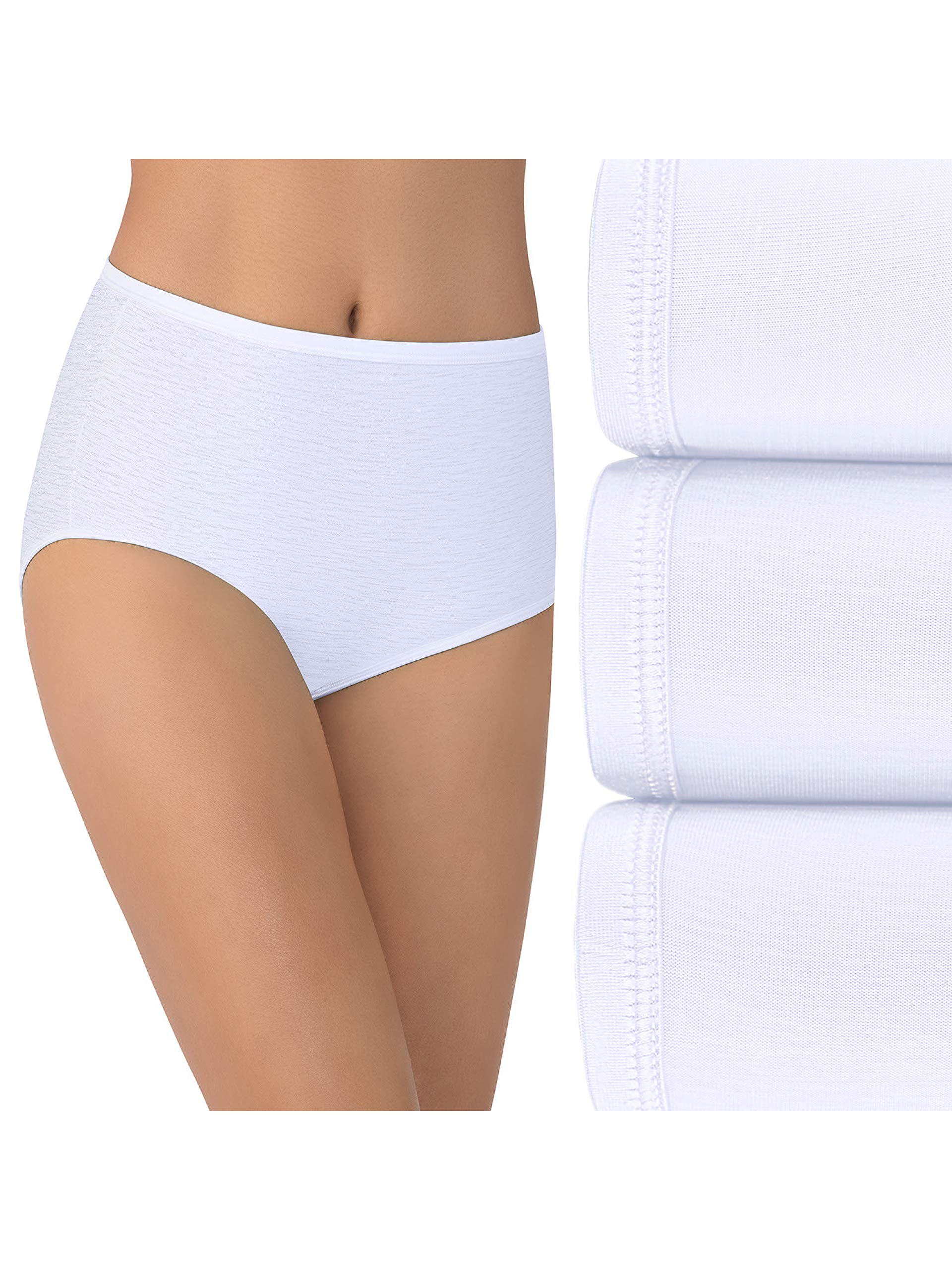 Vanity Fair Women's Illumination Brief Panties - Silky Stretch Underwear with Satin Trim for Comfort & Elegance | Perfect for Everyday Wear & Special Occasions