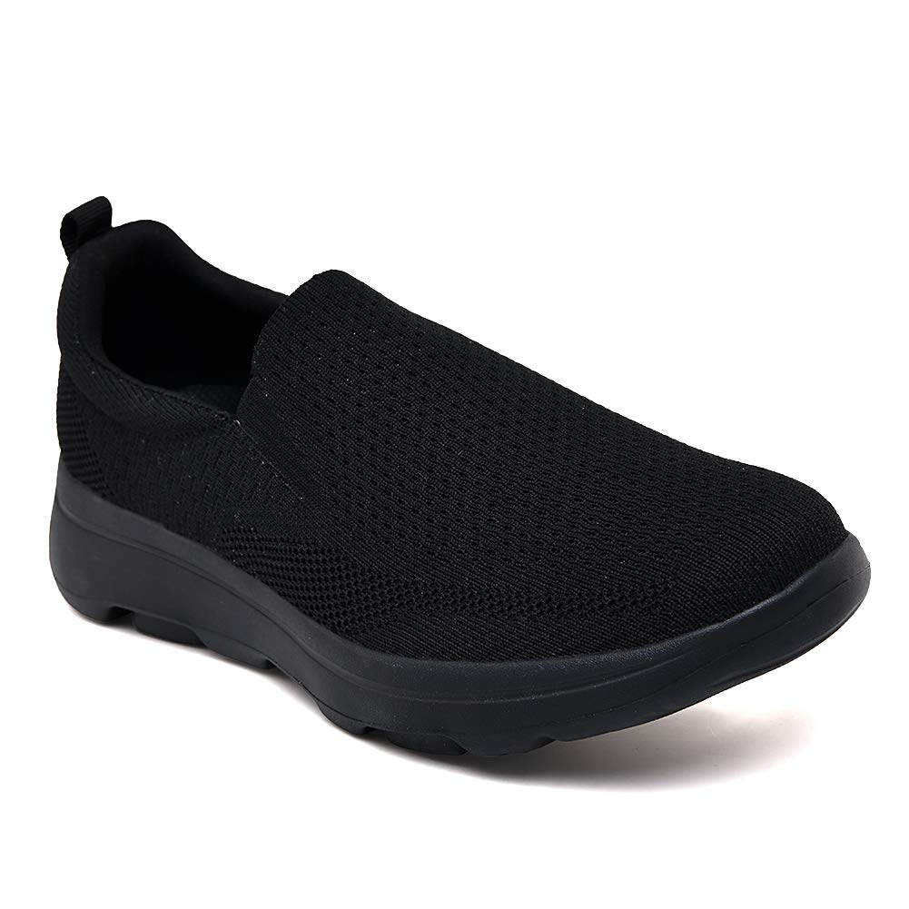 TIOSEBON Men's Breathable Mesh Slip-On Loafers - Lightweight Walking Shoes for Work, Driving & Tennis | Comfortable Casual Shoes for Everyday Wear
