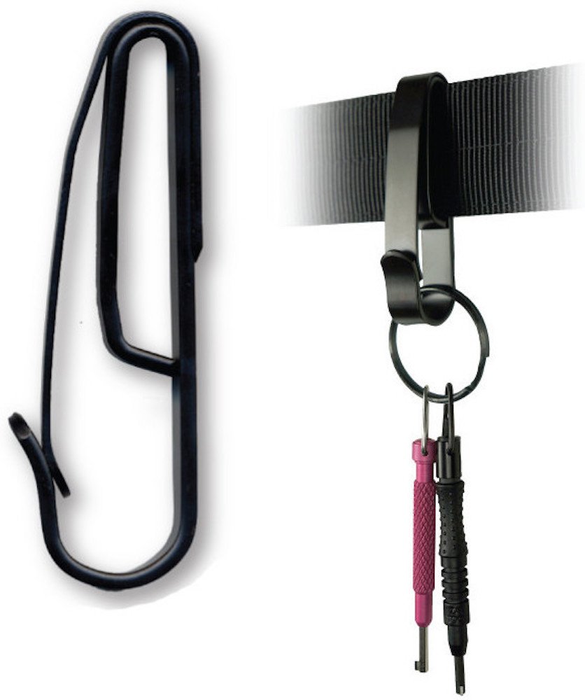 ZAK-54 Tactical Key Ring Holder - Heavy Duty Belt Clip for 1.75