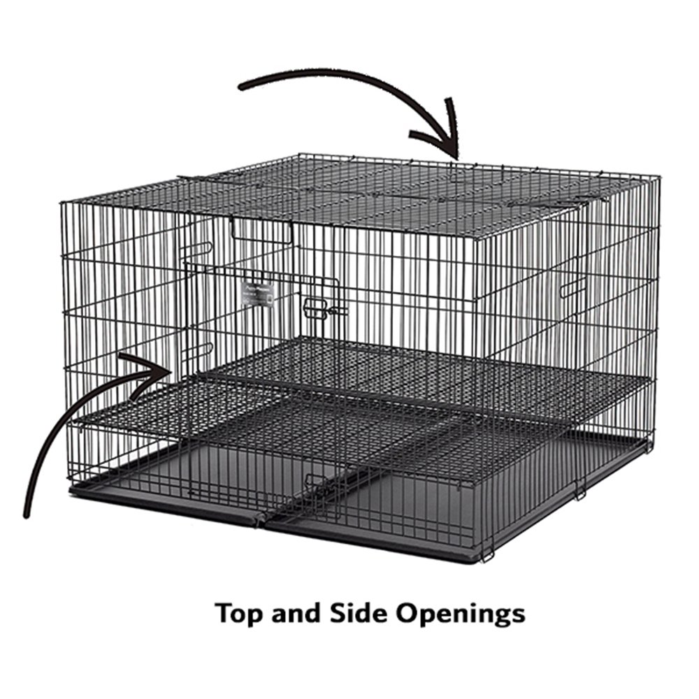 MidWest Homes for Pets Puppy Playpen Crate with Grid & Pan - 24