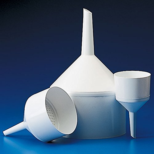 Globe Scientific 600445 Polypropylene Buchner Funnel - 240mm Filter Diameter, Lab Filtration Equipment for Chemistry & Scientific Experiments